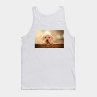 Labrador Retriever Puppy Digital Painting Tank Top